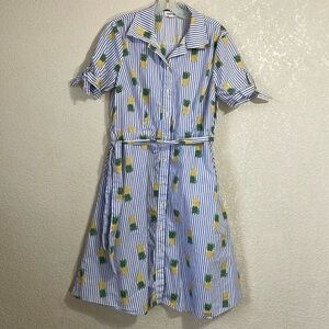 Chloe +Rene Pineapple Design Dress